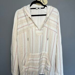 Roxy White Hooded Top